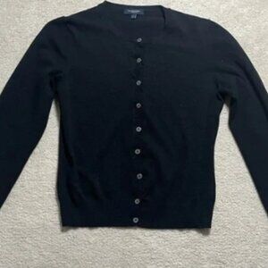 Burberry‎ Women’s Black Long-sleeve Cardigan - size large.